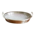 thumbnail image 4 of Cesta para freír al aire, colador , portátil con asas, juego de bandeja de cesta para freír fácil de limpiar, colador de aceite, para hornear en Pequeño 19cm Macarena Cesta de freidora de aire, 4 of 8