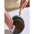 thumbnail image 3 of Mini Nonstick Eggs Pan, Omelette Non-stick Pan, Small Frying Pan with Wooden Handle Omelet Pan for Cooking, Honeycomb Non Stick Frying Pan, 3 of 5