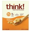 thinkThin High Protein Bars, Creamy Peanut Butter, 20g Protein, 10 Ct