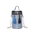 thumbnail image 4 of Bolsa de hombro con borlas Tejido de cuero bandolera pequeño para mujeres étnicas Tmvgtek Para Estrenar, 4 of 9