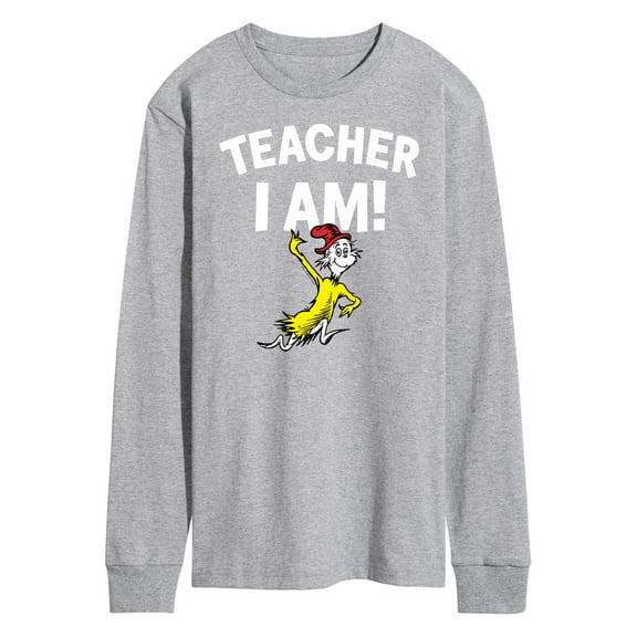 Dr. Seuss - Teacher I Am Sam I Am - Men's Long Sleeve T-Shirt