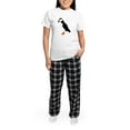 thumbnail image 5 of CafePress - Pretty Puffin Women's Light Pajamas - Women's Short Sleeve Print T-Shirt and Pants Light Cotton Pajama Set, 5 of 7