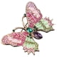 thumbnail image 4 of Pin de mariposa, pin de ropa personalizado, broche de metal con diamantes de imitación, pin de solapa para traje y sombrero, 4 of 6