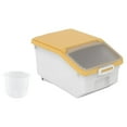 thumbnail image 2 of kurtrusly Rice and Grain Storage Container Cereal Dispenser Box yellow, 2 of 6