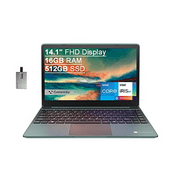 2021 Gateway 14.1" FHD Ultra Slim Notebook Computer, Intel Core i5-1135G7 (Beats i7-1065g7), 16GB RAM, 512GB SSD, Intel Iris Xe Graphics, 1MP Webcam, Tuned by THX, HDMI, Win 10, Green, 32GB USB Card