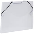thumbnail image 4 of JAM Paper Plastic File Folder Portfolio, Elastic Close, 5.5x7.5x.375, 1/Pack, Clear, 4 of 4