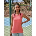 thumbnail image 4 of Pinspark Womens Crew Neck Workout Tops Quick Dry Yoga Tank Top Sleeveless Lightweight Athletic Shirt 3 Pack, 4 of 6