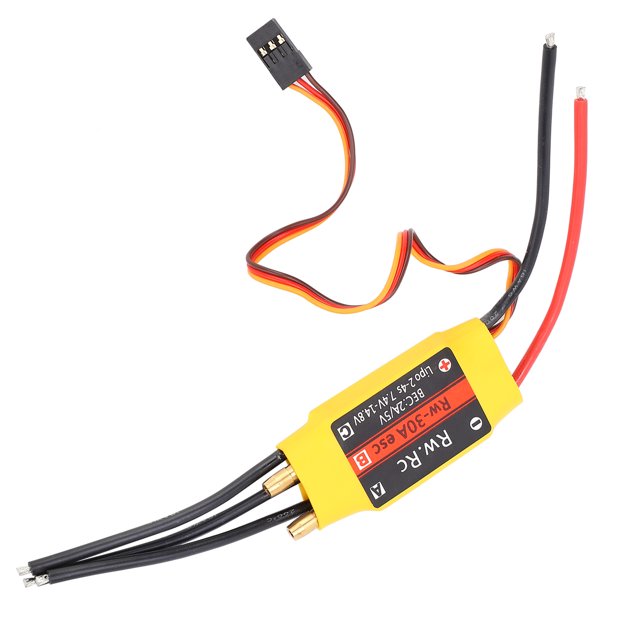 ESC, Operación simple de USO Simple Controlador de Velocidad Eléctrica Operación Eficiente. Rendimiento estable Liviano para el Modelo de Bote de Aire para el Barco RC