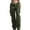 Army Green, variant on Timegard Cargo Pants for Women Straight Leg Low Waisted Baggy Streetwear Outdoor Trousers with Pockets