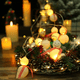 thumbnail image 5 of Cadena de luces de muñeco de nieve de Navidad, LED decorativas, muñeco de nieve, funciona con pilas para Navidad, interiores y exteriores(Batería)(3.20 metros y 20 luces), 5 of 5