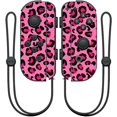 thumbnail image 1 of Skin MightySkins compatible con el mando Joy-Con de Nintendo, funda protectora con pegatinas, diseño de leopardo rosa, 1 of 1