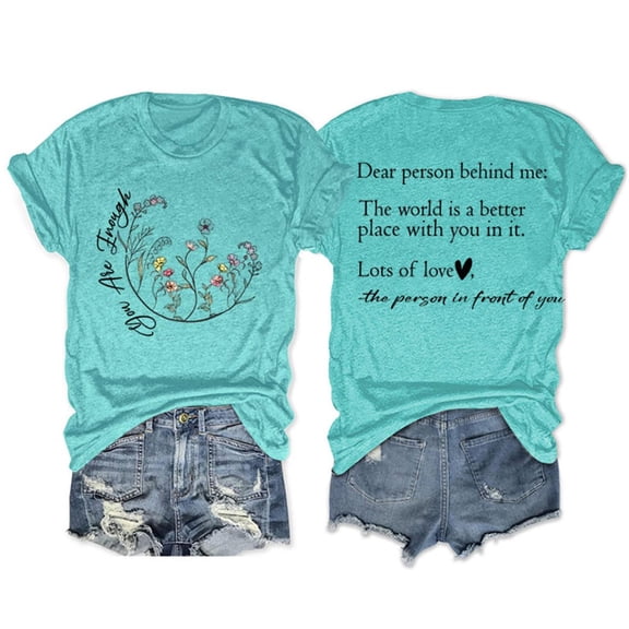 Womens Pullover Unisex Printed Crew Neck Graphic Comfort Couple Shirts,Blue,L