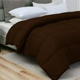 thumbnail image 3 of DNG Creations 5 Piece Damask Stripe Comforter 100% Egyptian Cotton 550 GSM Filling ( California King Size ) All Season 800 Thread Count - Stripe Chocolate Colour, 3 of 6