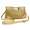 gold, variant on Woven Crossbody Bag for Women, PU Faux Leather Trapezoid Shoulder Handbag with Tassel Detail, Multi-Way Purse for Daily Outing, Shopping, Travel, 11.4 x 3.3 x 5.1 in