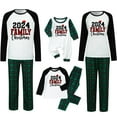 thumbnail image 4 of TIMIFIS Pyjamas de Noël pour Femmes Ensembles de Pyjamas Assortis pour la Famille Femmes Décontracté de Noël Imprimé Col Rond Manches Longues Haut et Pantalon Long Tenue d'Intérieur Cadeaux de Noël, 4 of 6