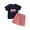 Jboys clothes04-Dark Blue, variant on HCNTES Toddler Boy 4th of July Patriotic Clothes Set, American Flag Embroidered T-Shirt & Plaid Shorts, 2Pcs Independence Day Outfits 6 12 18 24M 2T 3T