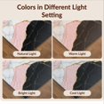 thumbnail image 7 of Design&I 2'x3' Washable Throw Rug Pink Blush Marble with Gold Veins Abstract Asymmetric Design Accents for Hallway, Laundry Room, Low Profile Daily Traffic Ready Accent, 7 of 7