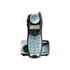 GE 27936GE3 - Cordless phone with caller ID - 2.4 GHz - single-line operation - black, silver