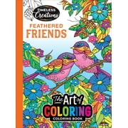 Cra-Z-Art Timeless Creations, Feathered Friends New Adult Coloring Book, 64 Pages