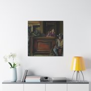Wild West Saloon Scene - Canvas