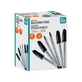 thumbnail image 1 of Pen+Gear Stick Ballpoint Pens, 1.0mm, Black Ink, 60 Count, 1 of 5