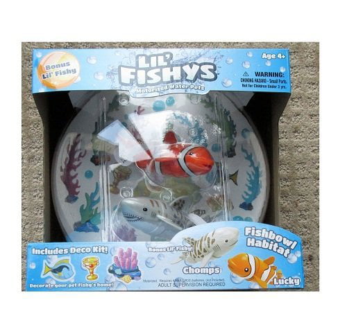 New Toy Pet Gift Lil Fishy Jelly Fishys Billy Electronic Fish Aquarium Ages 3 