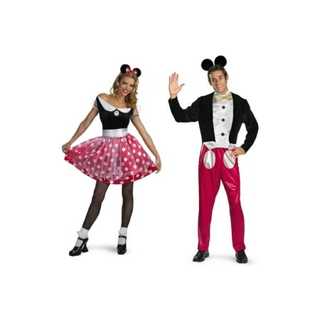 Disney Minnie Mouse and Mickey Mouse Couples Costume