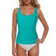 thumbnail image 1 of MKLEKYY Trajes De Baño Mujer Completo Women Lace Up Swimwear Tops Underwire Full Coverage Bikini Top Push Up Swim Crop Top Tie Back Bathing Suit Tops, 1 of 5
