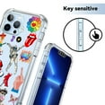 thumbnail image 5 of Popular Culture Elements Collage Clear Case for iPhone 13 Pro Max,Aesthetic Art Design Case for Men Women,Unique Soft Transparent TPU Bumper Case Cover, 5 of 5