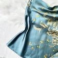thumbnail image 4 of Gpaecead Women's Silk Pajama Sets Lace Camisole Shorts Set Satin Camisole Set Lounge Set Sleepwear L Blue, 4 of 5