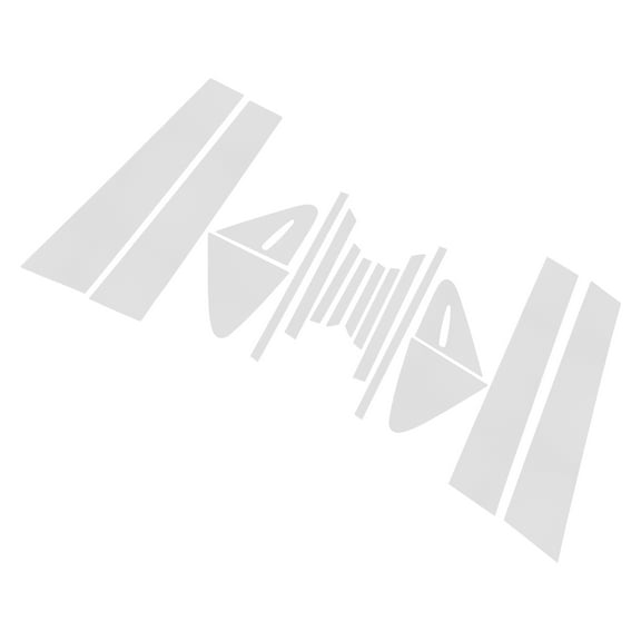 Unique Bargains 16 Pcs Door Pillar Window Trim for Toyota Corolla 2021-2024 Chrome Silver Tone