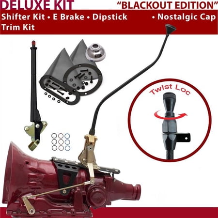 American Shifter 518 Shifter Kit Black 23 in. Swan E Brake Trim Kit Dipstick for DDADC
