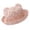 Light Pink, variant on OOOUM Kids Cute Straw Hat Lightweight Breathable Rolled Brim Sun Hat Outdoor Travel Beach Hat For Toddler Boys Girls Pink
