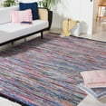 thumbnail image 2 of SAFAVIEH Montauk Renae Distressed Area Rug, Black/Pink, 9' x 12', 2 of 7