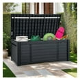 thumbnail image 6 of JTAOT Outdoor Storage Box 120 Gallon Deck Waterproof Lockable Bench Patio Cushion Seat, 6 of 8