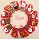 thumbnail image 4 of 2 piezas 2023 nuevos calcetines de decoración navideña calcetines de dibujos animados de Papá Noel cervatillo muñecos de nieve adornos colgantes para árbol de Navidad decoración del hogar, 4 of 5