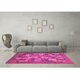 thumbnail image 3 of Ahgly Company Indoor Rectangle Abstract Pink Modern Area Rugs, 6' x 9', 3 of 4