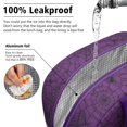 thumbnail image 5 of Womens Halloween Purple Spider Web Pattern Lunch Box for Work,Insulated Lunch Bag for Women,Loncheras Para Mujer,Leakproof Adult Lunch Bag for Work,Beach,Travel,Picnic,Camping, 5 of 7