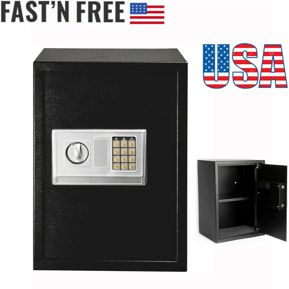 Large Digital Safe Electronic Lock Box Security Steel Home Office 