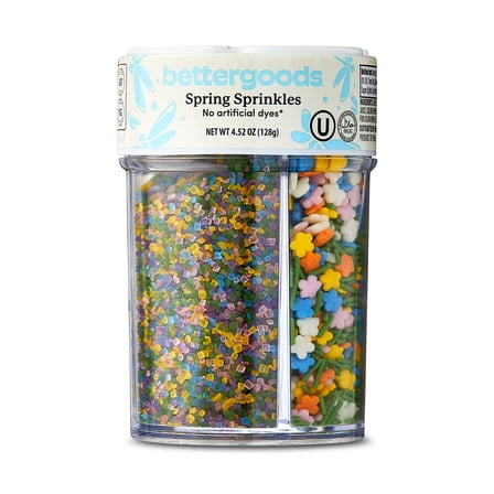 bettergoods 4-Cell Multicolor Spring Sprinkles, 4.52 oz