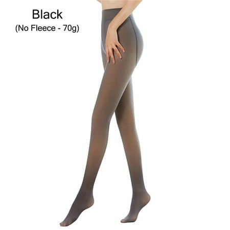 

Ladies Thermal Pantyhose Tights High Elasticity Stockings Tights Stockings Perfect Slimming Legs Warm Fleece Pantyhose Fake Translucent COFFEE NO FLEECE - 70G