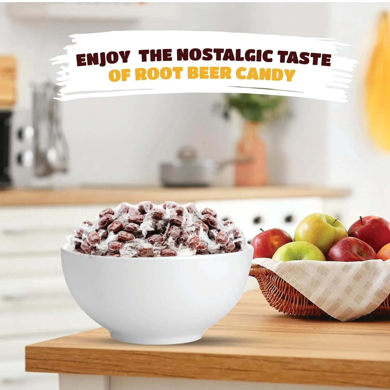 Root Beer Barrels Classic Flavor | 5 Pounds Individually Wrapped | Fresh Delicious Nostalgia Bulk Hard Candy (Approx. 330 Pieces) Great For Any Holiday & Occasion!