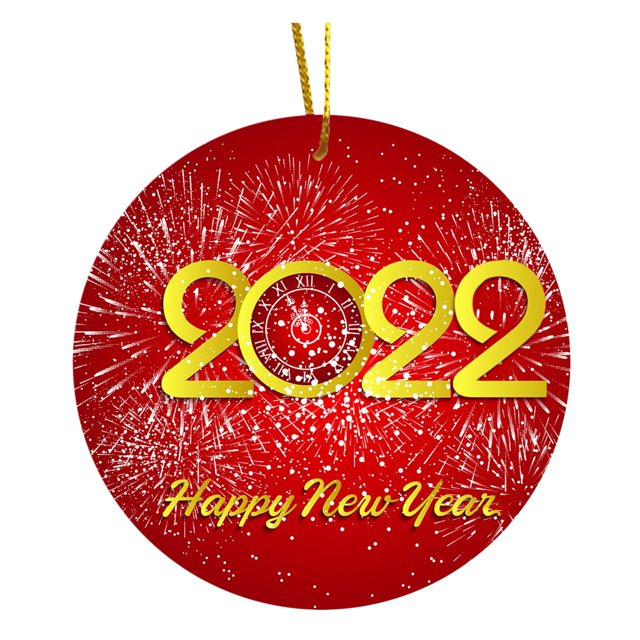 Gibobby Decoración de Navidad Adornos Colgantes Personalizar Adornos en forma 2023 Decoración del(Red)