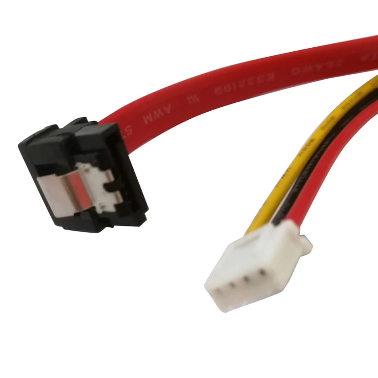 Kentek 7 inch SATA Male to Molex 4Pin Female Power Cable for Kentek 7 inch SATA Male to Molex 4Pin Female Power Cable for