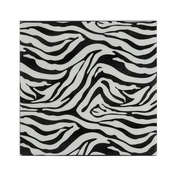 Small Iron Faux Zebra Skin Wall Tile