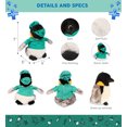 thumbnail image 3 of DolliBu Emperor Penguin Doctor Plush Toy - Super Soft Penguin Doctor Stuffed Animal Dress Up with Cute Scrub Uniform and Cap Outfit - Fluffy Doctor Toy Plush Gift - 7 Inches, 3 of 7
