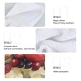 thumbnail image 4 of Haosy 2 Pack Kitchen Wash Cloths with Hanging Loops Absorbent Absorbent Quick Drying Hand Towels, Apple Tomato Grape Mango, 4 of 7