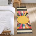 thumbnail image 3 of Yayeee Runner Rug for Bedroom 2'x6' Machine Washable Hallway Non Slip Mat, Geometric Sun, 3 of 8