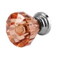 thumbnail image 2 of Perilla acrílica para armario de dormitorio y cocina con forma de diamante, tirador para cajón y armario, 25mm, color naranja oscuro, 2 of 2