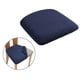 thumbnail image 5 of Funda elástica para asiento de silla de comedor Funda elástica para cojín de silla de comedor Azul marino, 5 of 9